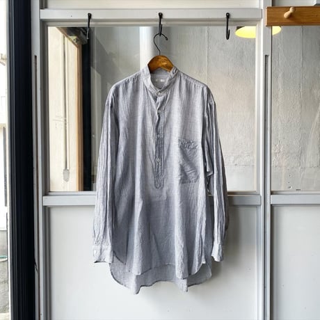 COMOLI　KHADIコットン プルオーバーシャツ