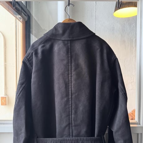 COMOLI　モールスキン ミリタリーコート