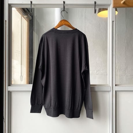 COMOLI  サマーウール 長袖クルー