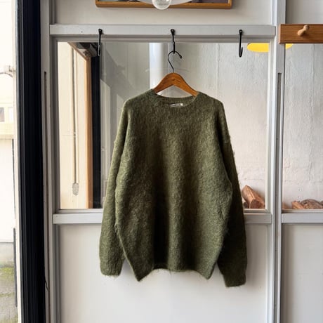 AURALEE　BRUSHED SUPER KID MOHAIR KNIT P/O