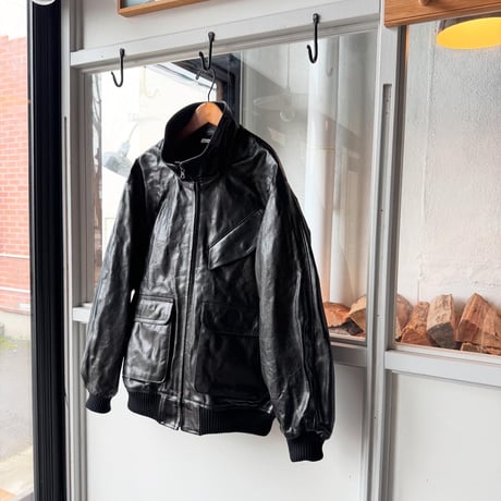 AURALEE　LAMB LEATHER ZIP BLOUSON