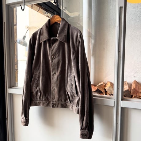 AURALEE　PIGMENT DYED FINX CORDUROY BLOUSON