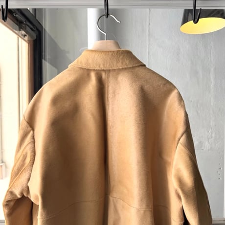 AURALEE　CALF HAIR ZIP BLOUSON