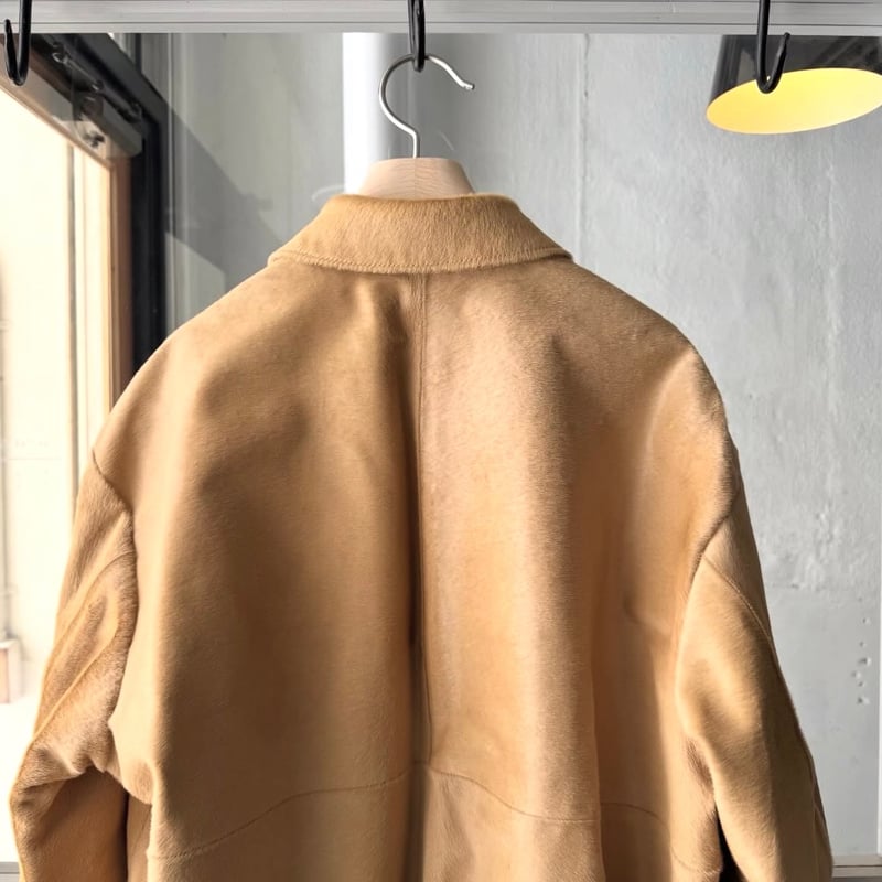AURALEE CALF HAIR ZIP BLOUSON | Less Higashikawa