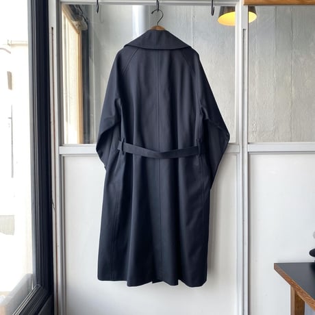 COMOLI　コットンギャバ　タイロッケンコート  （BLACK)