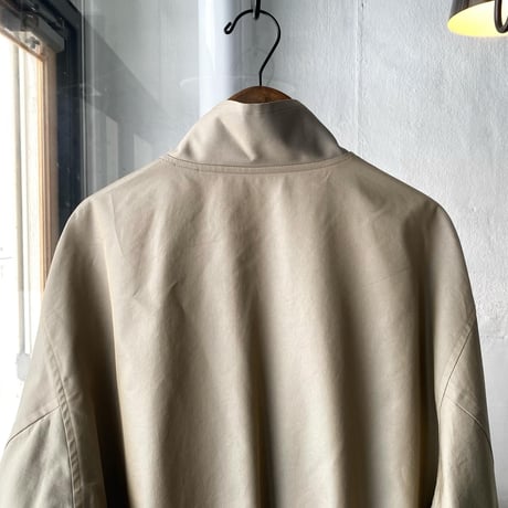 AURALEE　WASHED FINX SILK CHAMBRAY BLOUSON