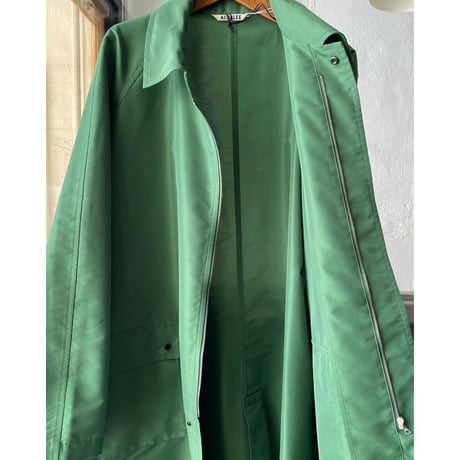 AURALEE　 SILK POLYESTER GROSGRAIN SOUTIEN COLLAR COAT (mens)