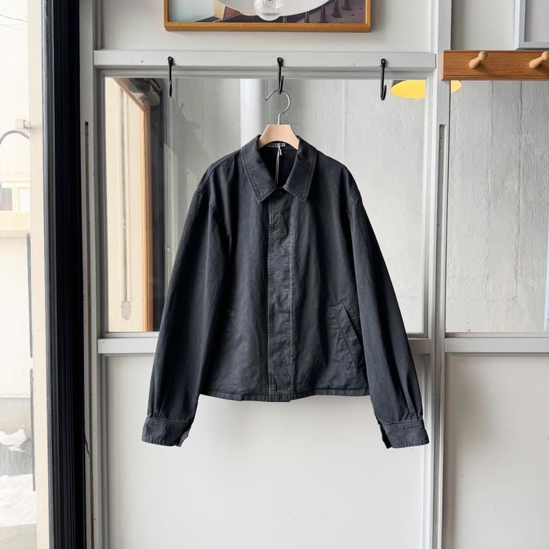 AURALEE GARMENT-DYED FINX LIGHT CHINO BLOUSON |