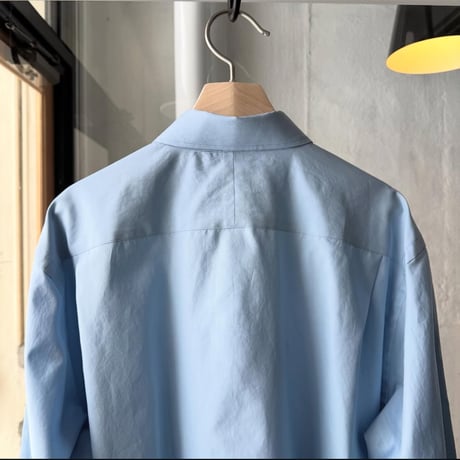 AURALEE　WASHED FINX TWILL SHIRT