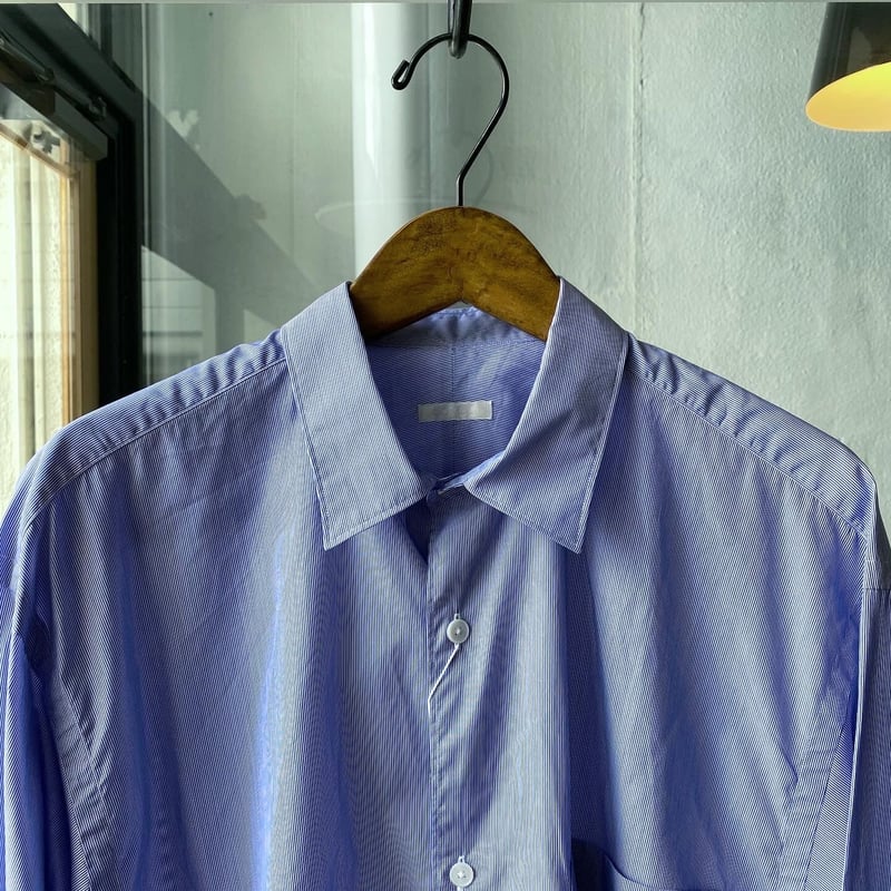 【COMOLI】ポプリンシャツ　SIZE 2 チェック COMOLI (コモリ) ポプリン シャツ
