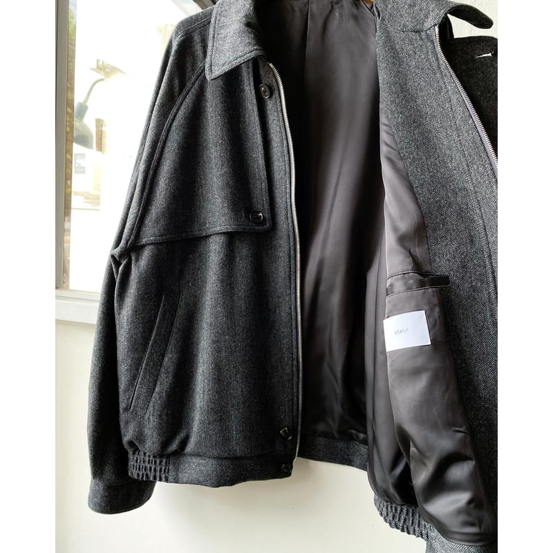 stein OVERSIZED HARRINGTON ZIP JACKET - ST. stein OVERSIZED HARRINGTON ZIP JACKET - ST.