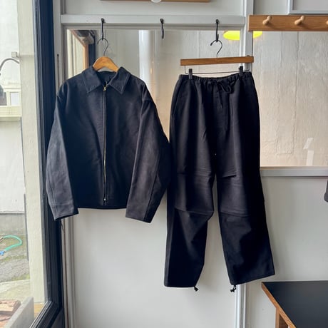 COMOLI　モールスキン ジップショートジャケット