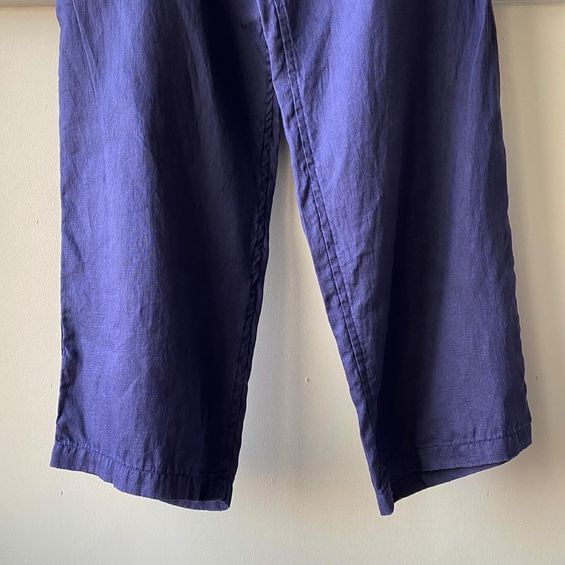 COMOLI リネンWクロス ドローストリングパンツ | Less Higashikawa