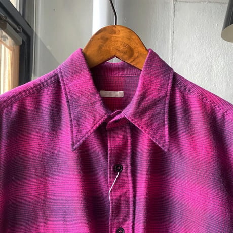COMOLI 　ウールシルク ワークシャツ