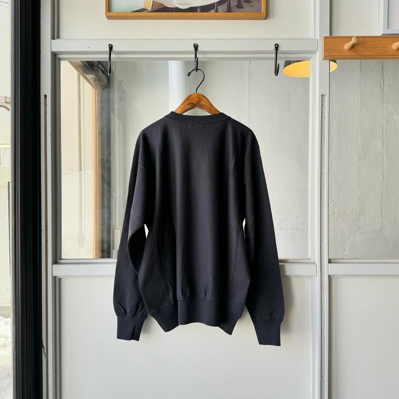 AURALEE ELASTIC HIGH GAUGE SWEAT P/O | Less Hi AURALEE ELASTIC HIGH GAUGE SWEAT P/O | Less Hi