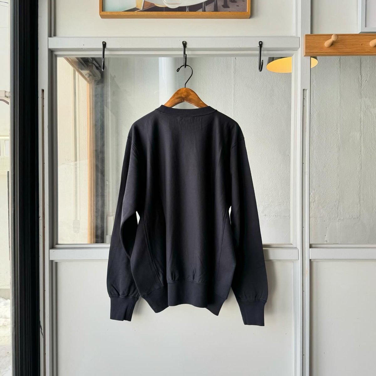 AURALEE ELASTIC HIGH GAUGE SWEAT P/O シャツ ELASTIC HIGH GAUGE SWEAT HALF SLEEVED P/O - AURALEE Official