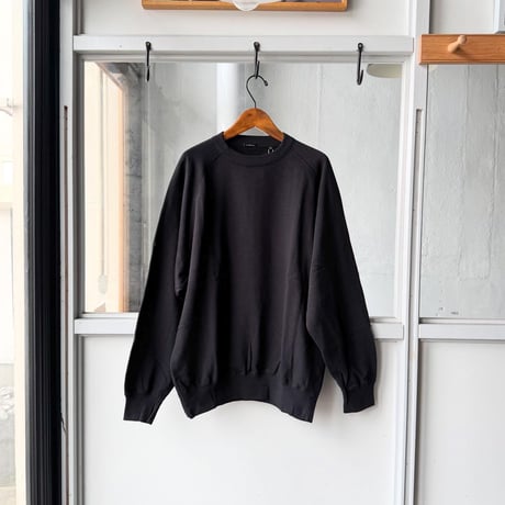 COMOLI　LWコットン裏毛 クルーネック