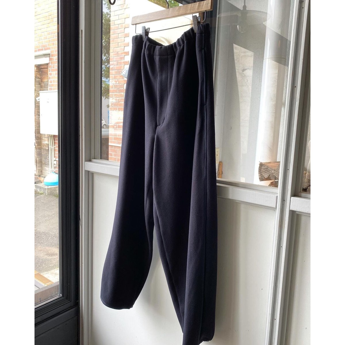 ssstein FLEECE WIDE EASY TROUSERS - ST.430