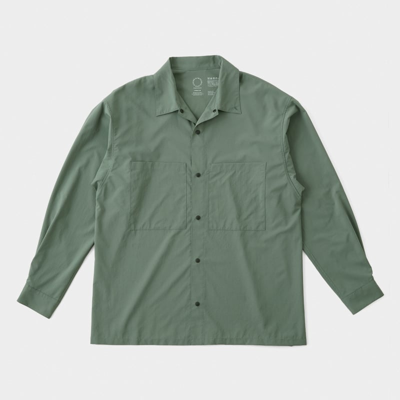 【即購入可】山と道 SS25 UL shirt Slate green :XL 即購入可】山と道 SS25 UL shirt Slate green :XL 山と道 ／ UL