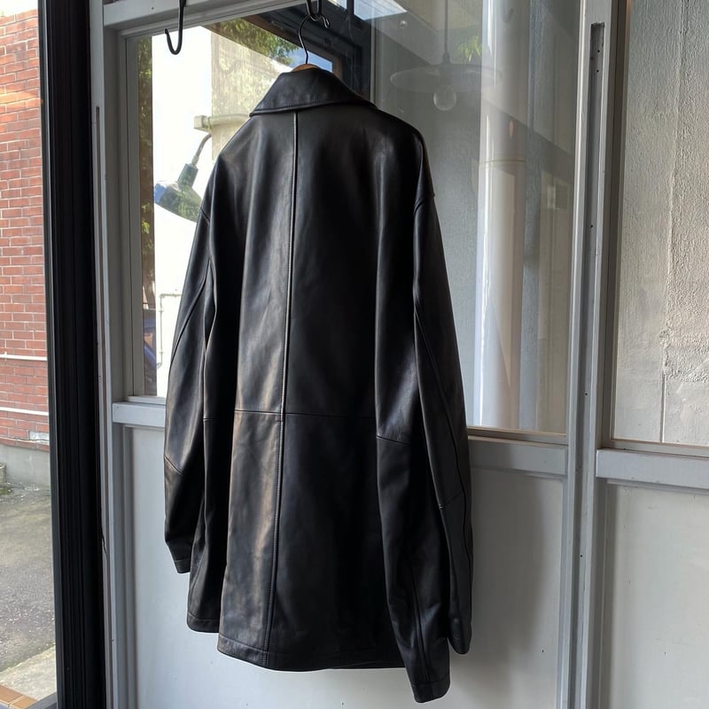 ssstein LEATHER ZIP JACKET - ST.622 | Less