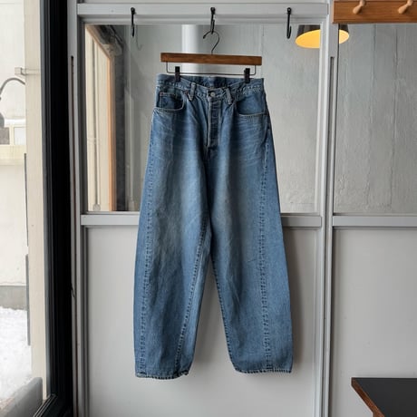 ssstein　  TWIST SEAM VINTAGE DENIM JEANS