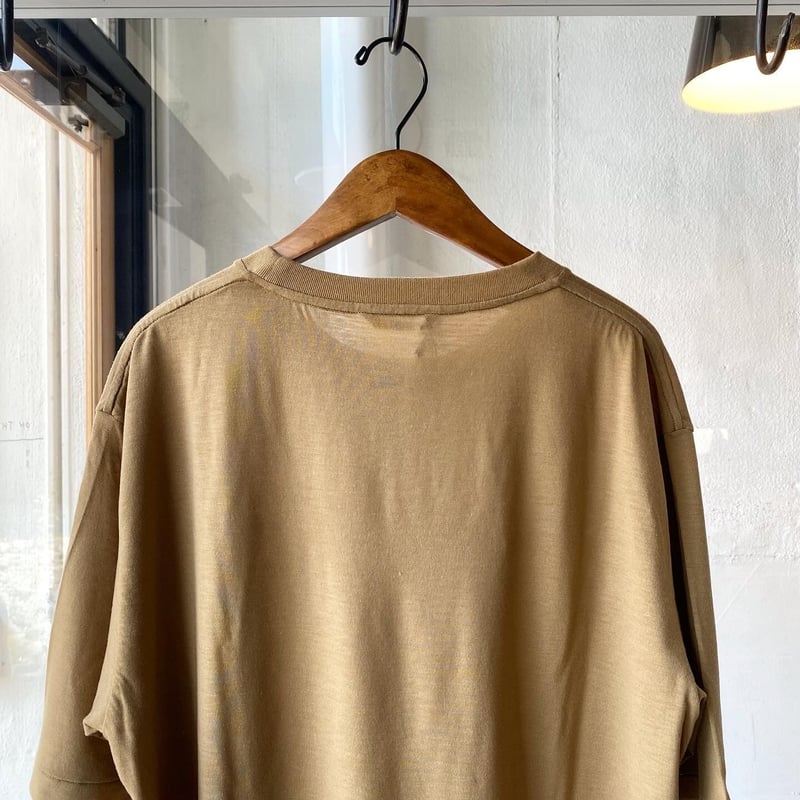 AURALEE SUPER SOFT WOOL JERSEY TEE | Less Hig