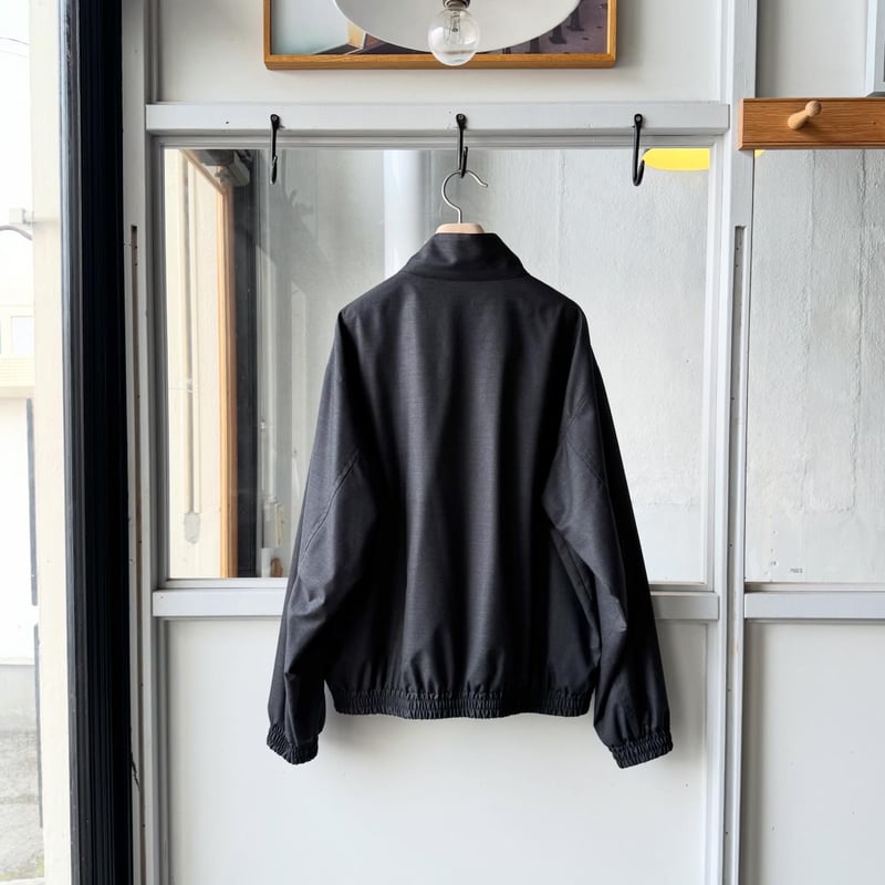 AURALEE ULTRA FINE TROPICAL WOOL ZIP BLOUSON |