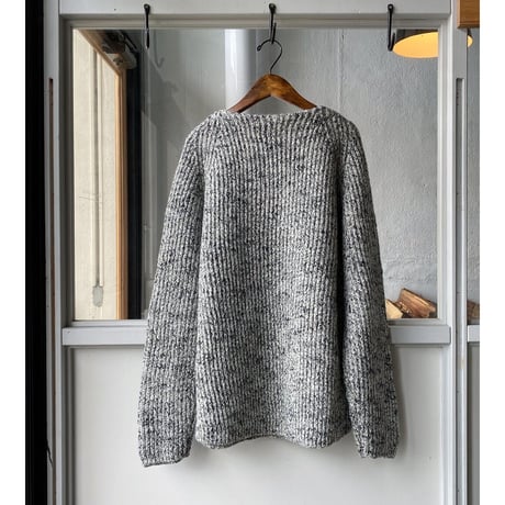 AURALEE  　WOOL BABY ALPACA MIX RIB KINT P/O  A22AP02BL