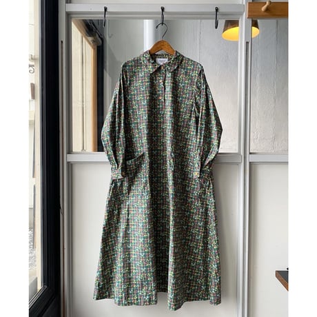 YAECA    [ WRITE ]    WOMENS  シャツドレスPO (LIBERTY)
