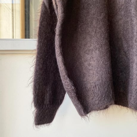 AURALEE  　BRUSHED SUPER KID MOHAIR KNIT P/O