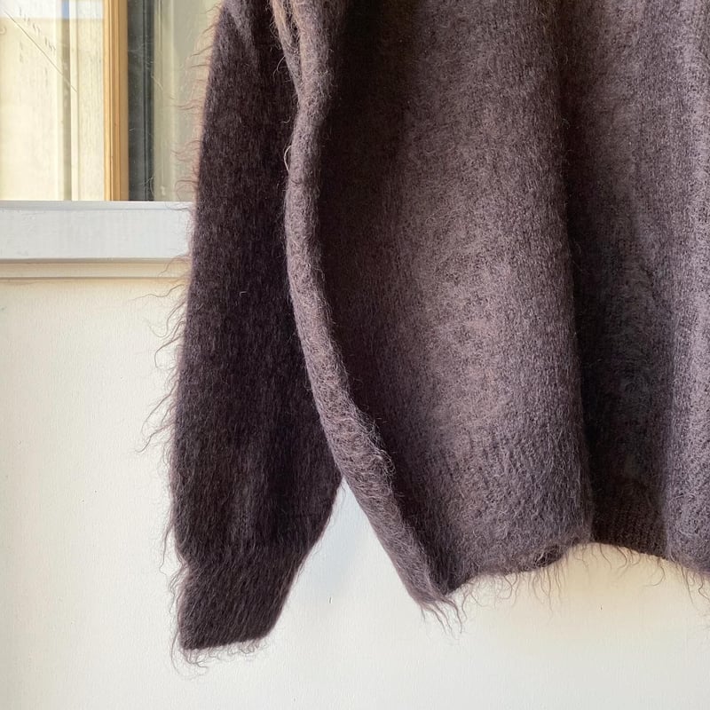 AURALEE BRUSHED SUPER KID MOHAIR KNIT P/O | L AURALEE BRUSHED SUPER KID MOHAIR KNIT P/O | L