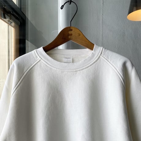 COMOLI  コットン吊裏毛 クルーネック