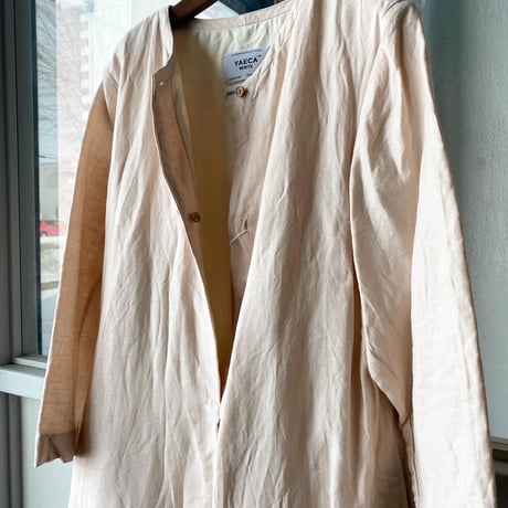 YAECA 【WRITE】 ワンピース　CHERRY BLOSSOMS(WHITE)　94701
