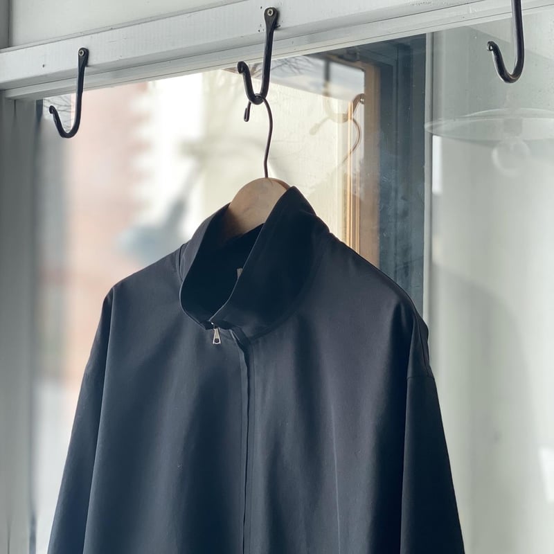 AURALEE WASHED FINX SILK CHAMBRAY BLOUSON | Les AURALEE WASHED FINX SILK CHAMBRAY BLOUSON | Les