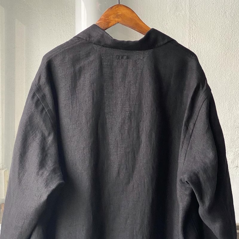 【希少レア】COMOLI カナパシャツ　サイズ1 COMOLI カナパ スキッパー半袖シャツ | Less Higashikawa