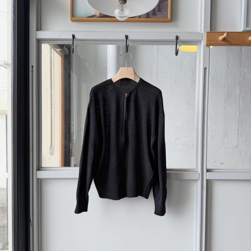COMOLI 8G ジップカーディガン | Less Higashikawa