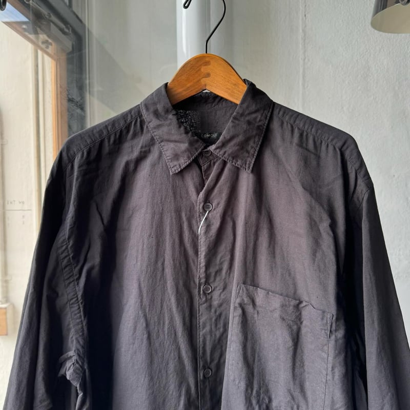 COMOLI KHADIコットンWレイヤー コモリシャツ | Less Higashikawa COMOLI KHADIコットンWレイヤー コモリシャツ | Less Higashikawa