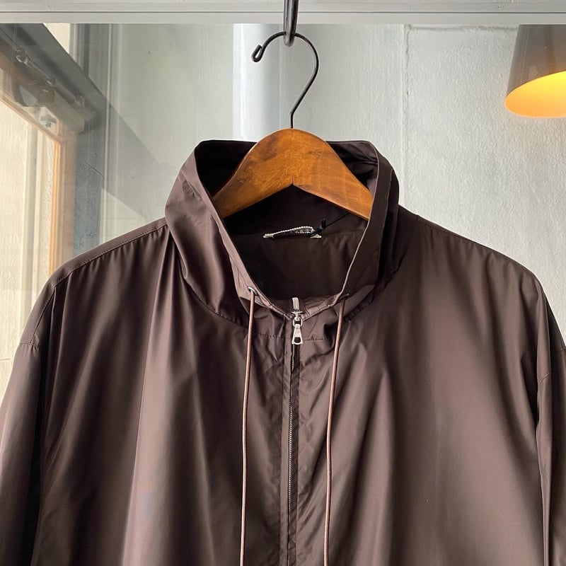 AURALEE HIGH COUNT LIGHT NYLON HALF ZIP P/O A AURALEE HIGH COUNT LIGHT NYLON HALF ZIP P/O A