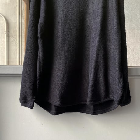 COMOLI シルクフリース 長袖クルー