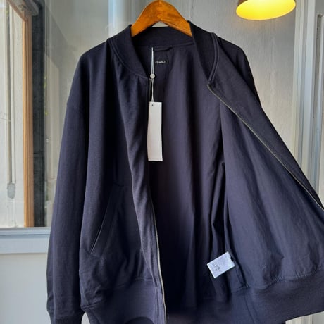 COMOLI　ウールニット ジップブルゾン