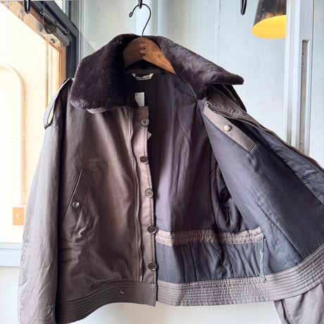 AURALEE　WASHED FINX COTTON GABARDINE FLIGHT BLOUSON
