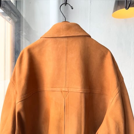 AURALEE　LAMB SUEDE ZIP BLOUSON