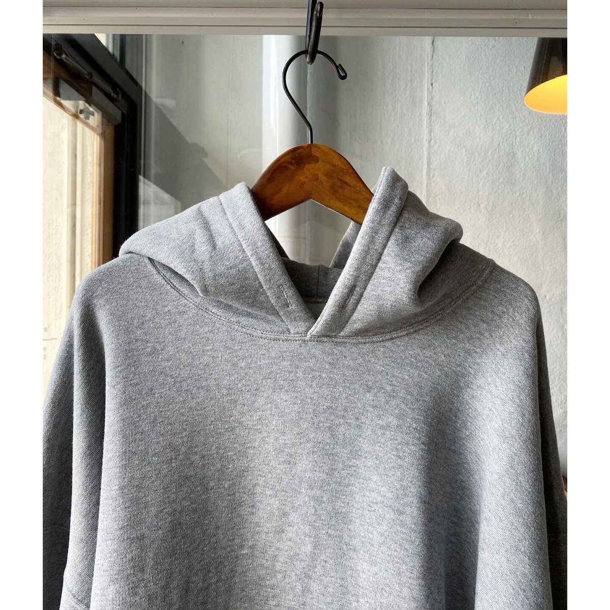 トップス stein OVERSIZED RAISED BACK SWEAT LS L stein OVERSIZED RAISED BACK SWEAT HOOD LS -
