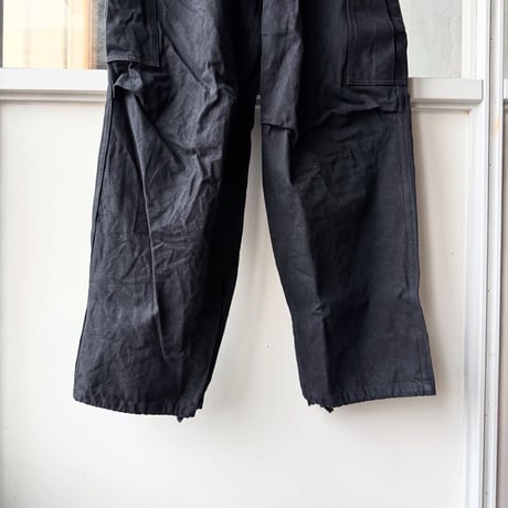 COMOLI　ブラックドリル  6Pパンツ