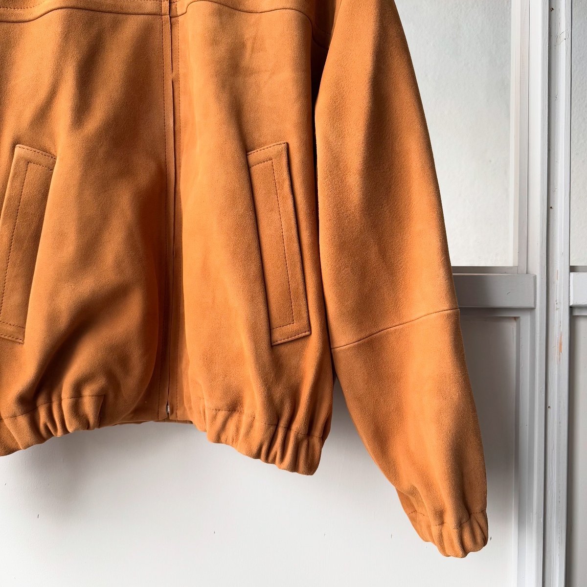 AURALEE LAMB SUEDE ZIP BLOUSON | Less Higashikawa