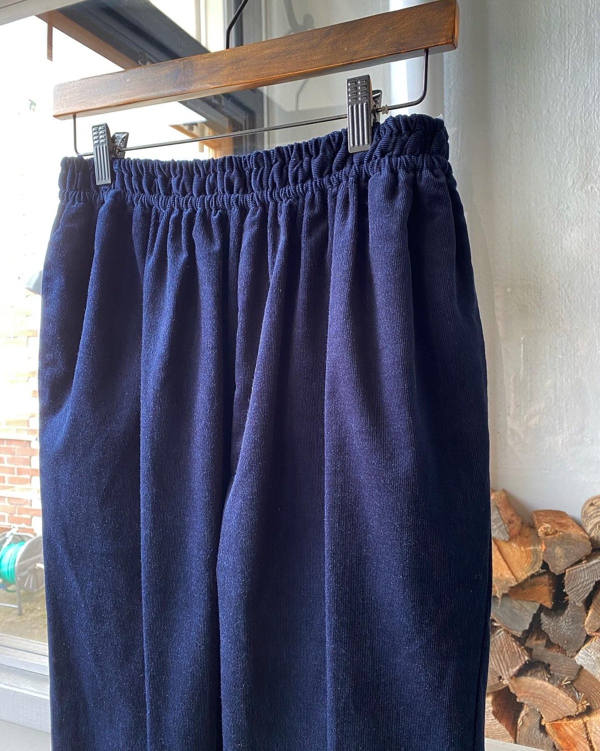 フルーツオブライフ コーデュロイ テーパードパンツ fruits of life