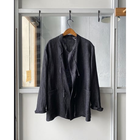 COMOLI  リネン スタンドカラージャケット