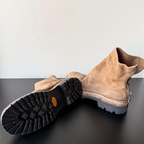 COMOLI　GUIDI  BACK ZIP BOOTS  COMOLI別注カラー