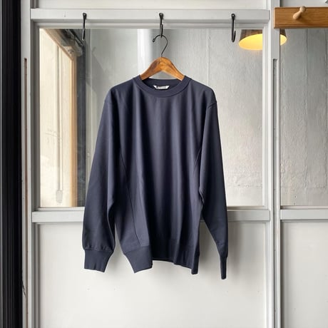 AURALEE　 ELASTIC HIGH GAUGE SWEAT P/O