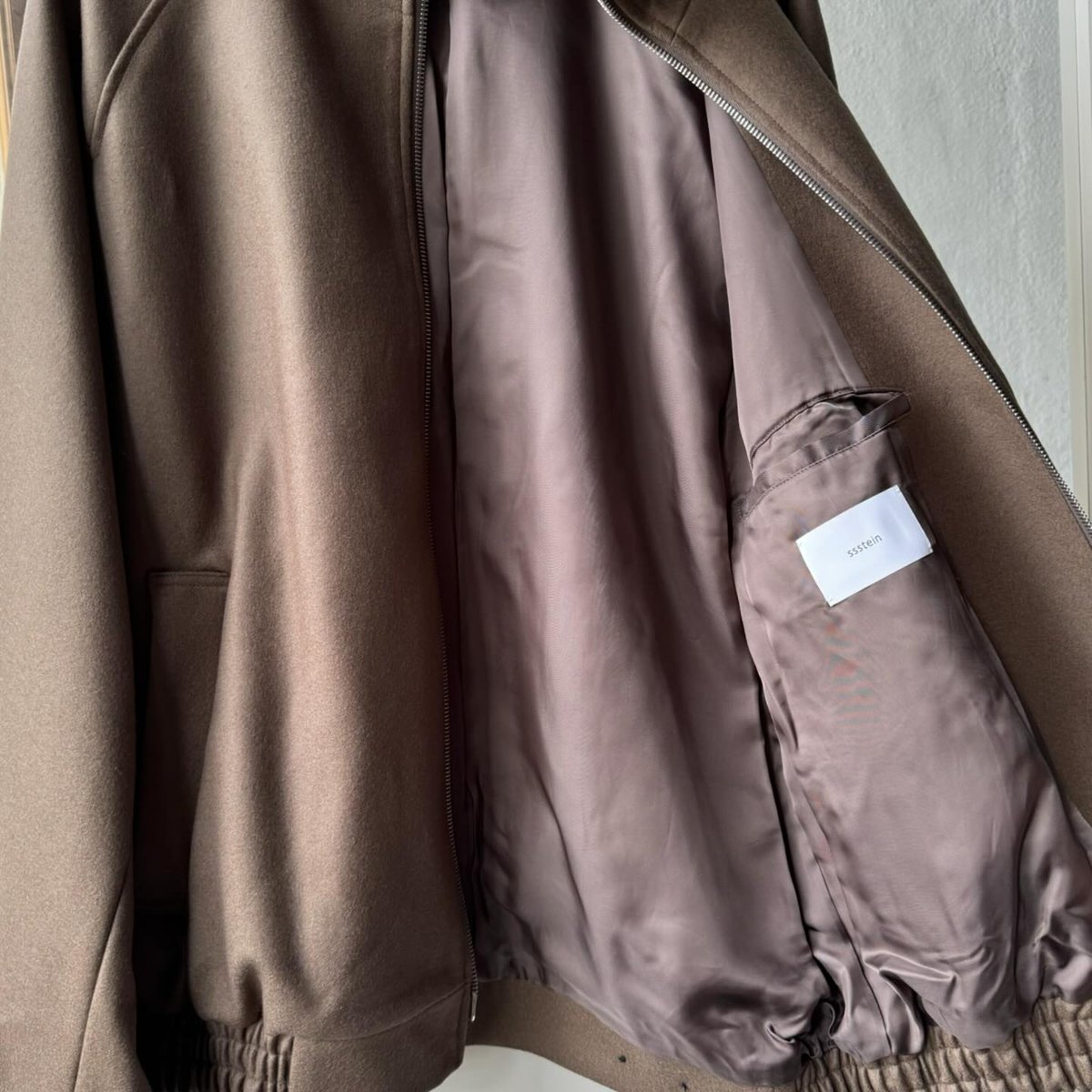 ssstein MELTON ZIP UP BLOUSON | Less Higashi
